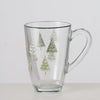 Boltze Home Becher Weihnachtsbaum 325ml Glas