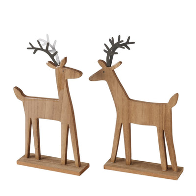 Boltze Startseite Figur Hirsch 20x5x30cm