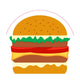 Duni Servietten Burger 33cm