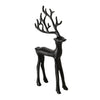 Boltze Startseite Figur Hirsch schwarz 9x3x20cm