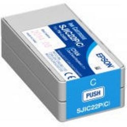 Tintenpatrone epson sjic22p(c) cyan