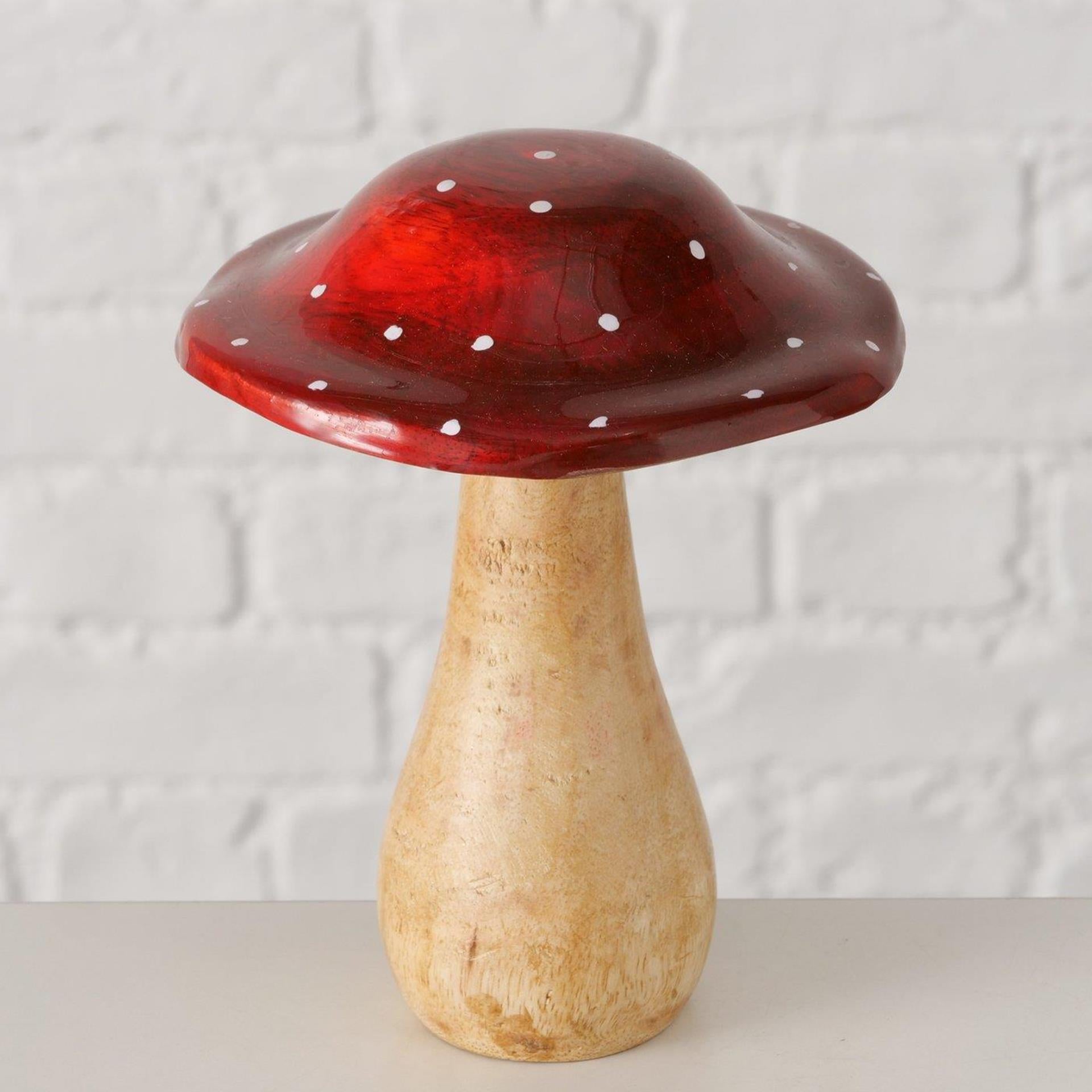 Boltze Heimpilz Holz 13x15cm
