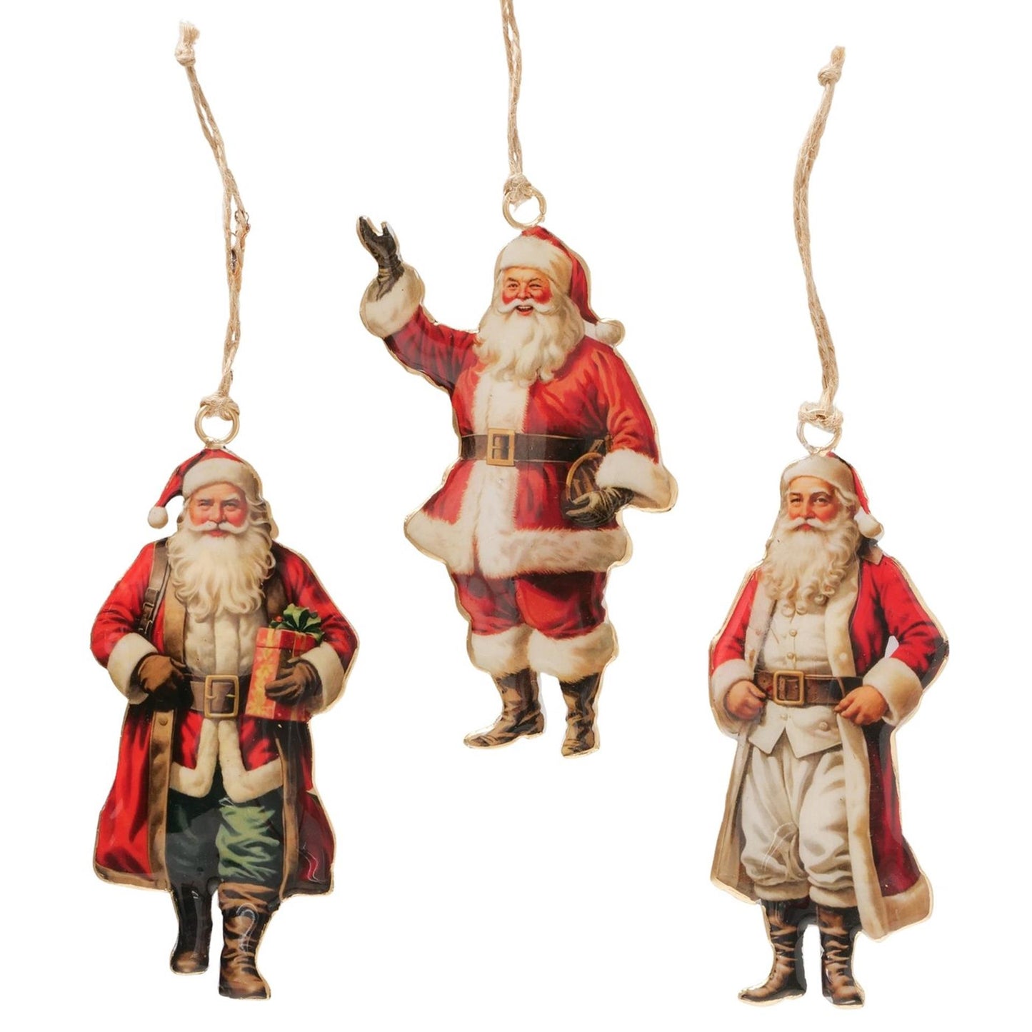 Boltze home Weihnachtsanhänger Weihnachtsmann 13cm