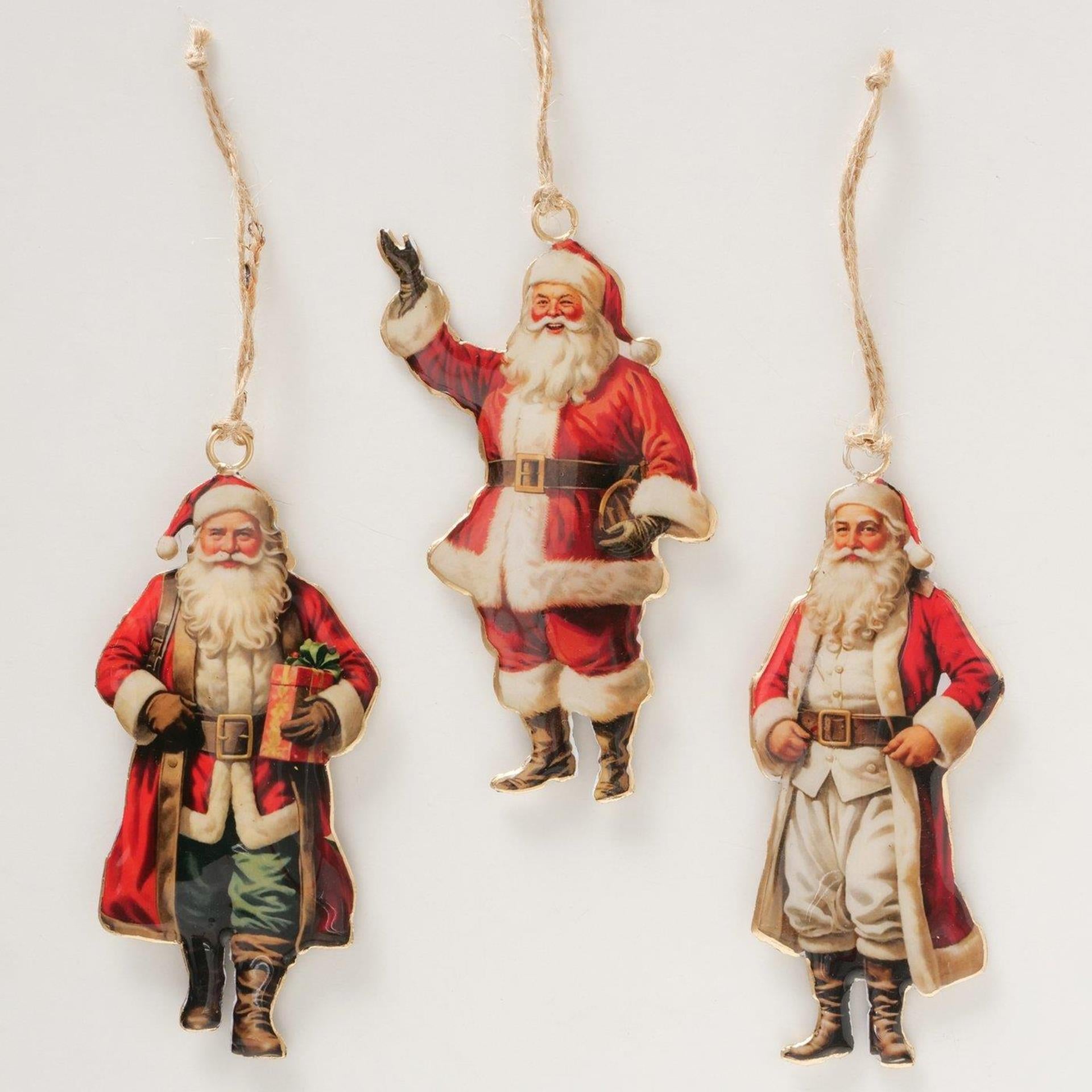 Boltze home Weihnachtsanhänger Weihnachtsmann 13cm