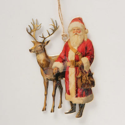 Boltze Home Weihnachtsanhänger Weihnachtsmann