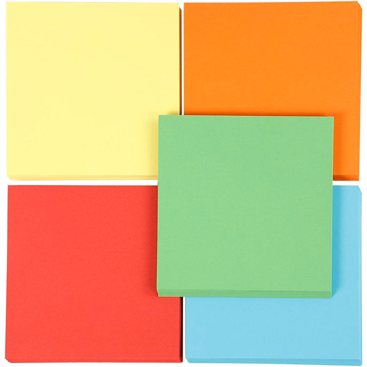 Creativ Company Origami-Papier, Größe 15 x 15 cm, 80 g, 5 x 80 Blatt, 1 Karton