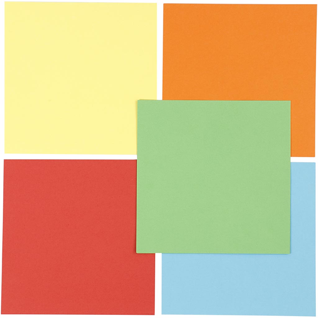 Creativ Company Origami-Papier, Größe 15 x 15 cm, 80 g, 5 x 10 Blatt, 1 Karton