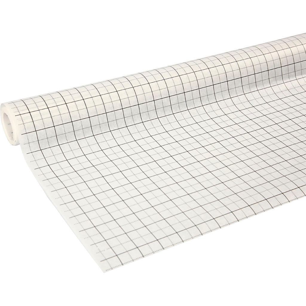Creativ Company Millimeterpapier, gemustertes Papier, B: 80 cm, 28 g, 15 m, 1 Rolle