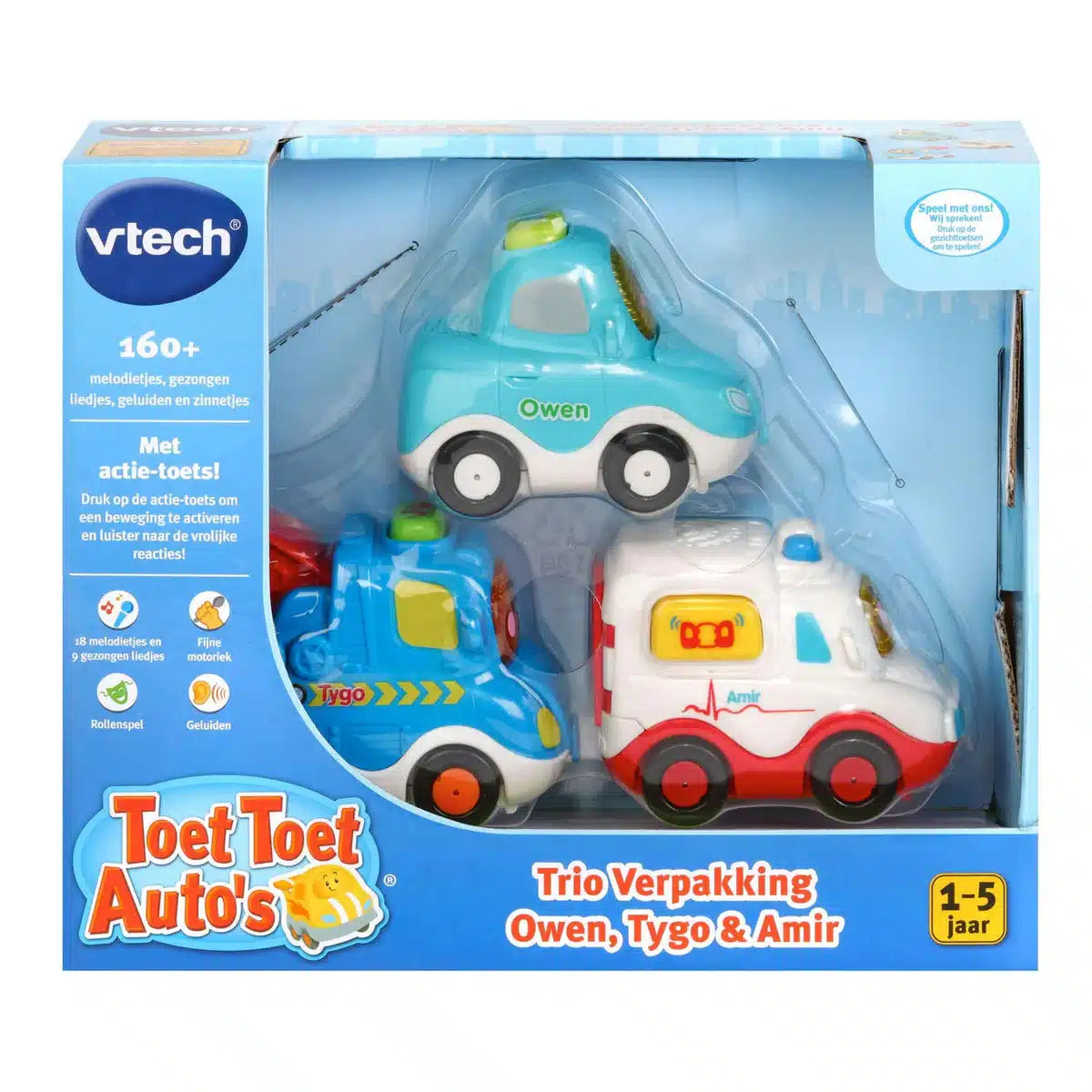 Vtech Toet toet Auto apos; S Owen Tygo und Amir 3 in 1 Set