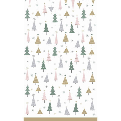 Duni Tischdecke Weihnachtsbäume 138x220cm