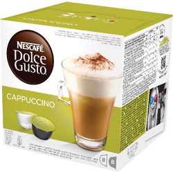 Cappuccino Nescafe Dolce Gusto Kaffeetassen 16 Stück Cappuccino Milchkännchen