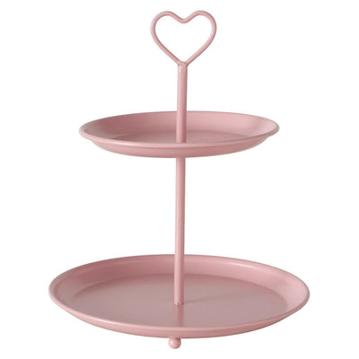 Boltze Home Etagere rosa ø21xh25cm