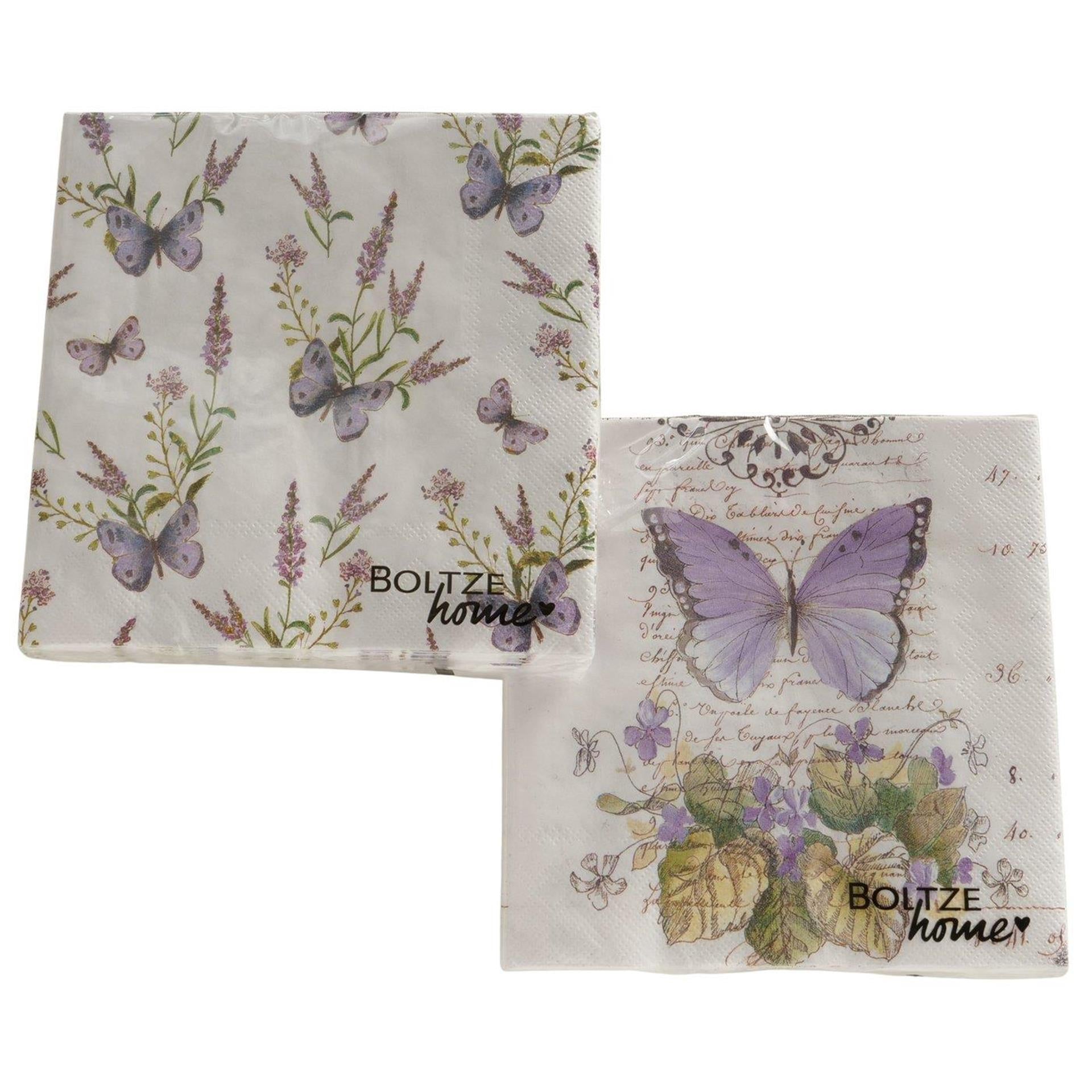 Boltze Home Servietten Schmetterling
