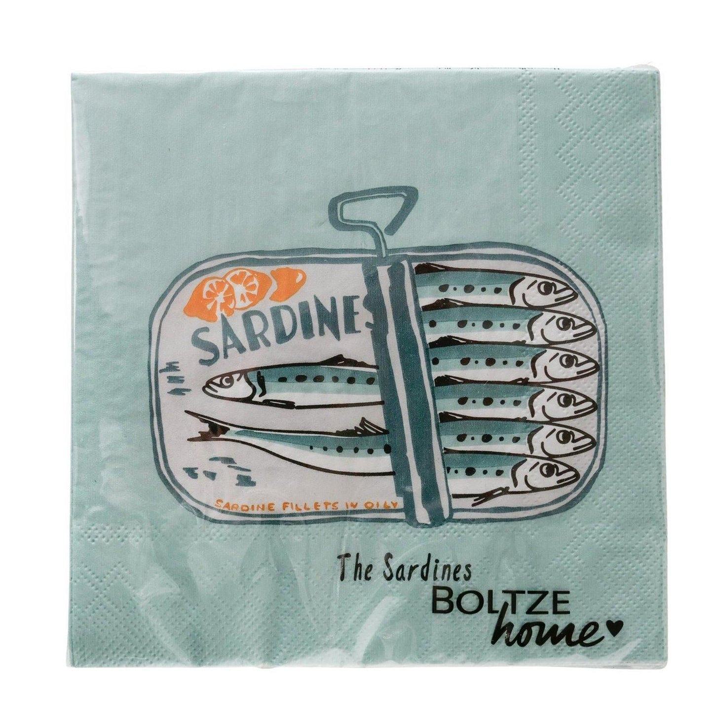 Boltze Home Servietten Sardine 16,5x3cm