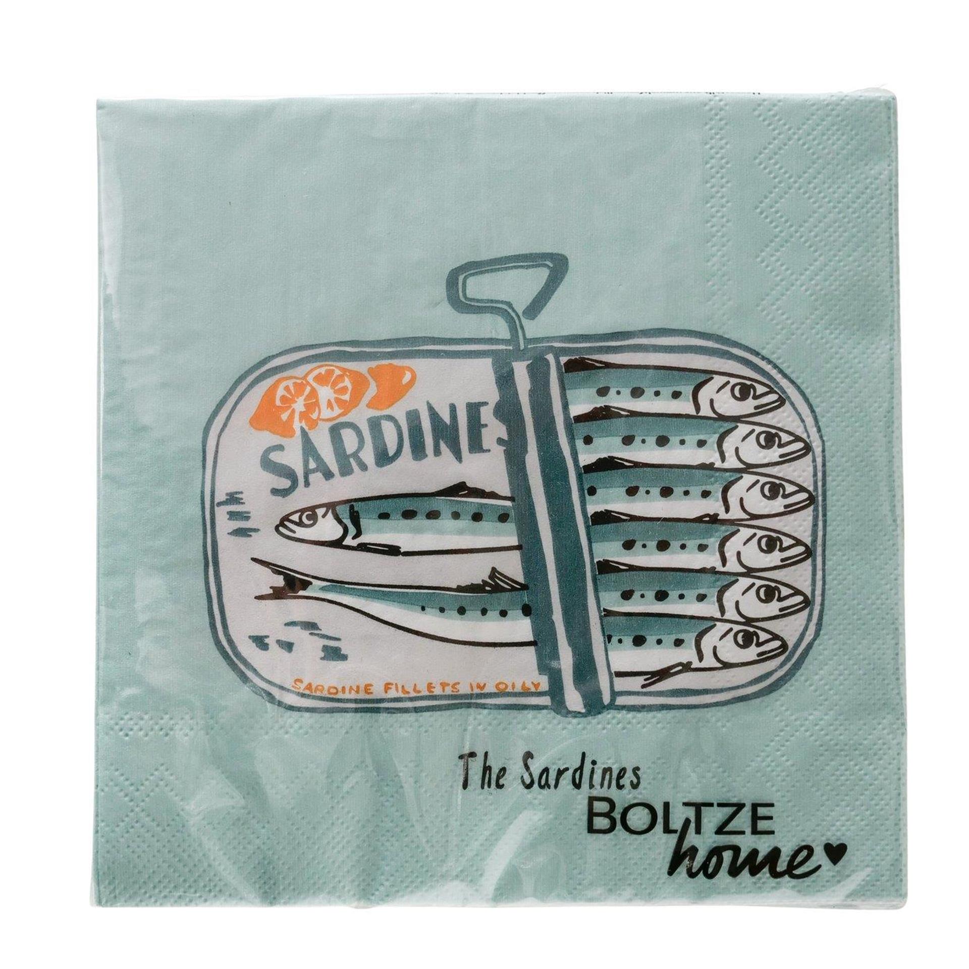 Boltze Home Servietten Sardine 16,5x3cm