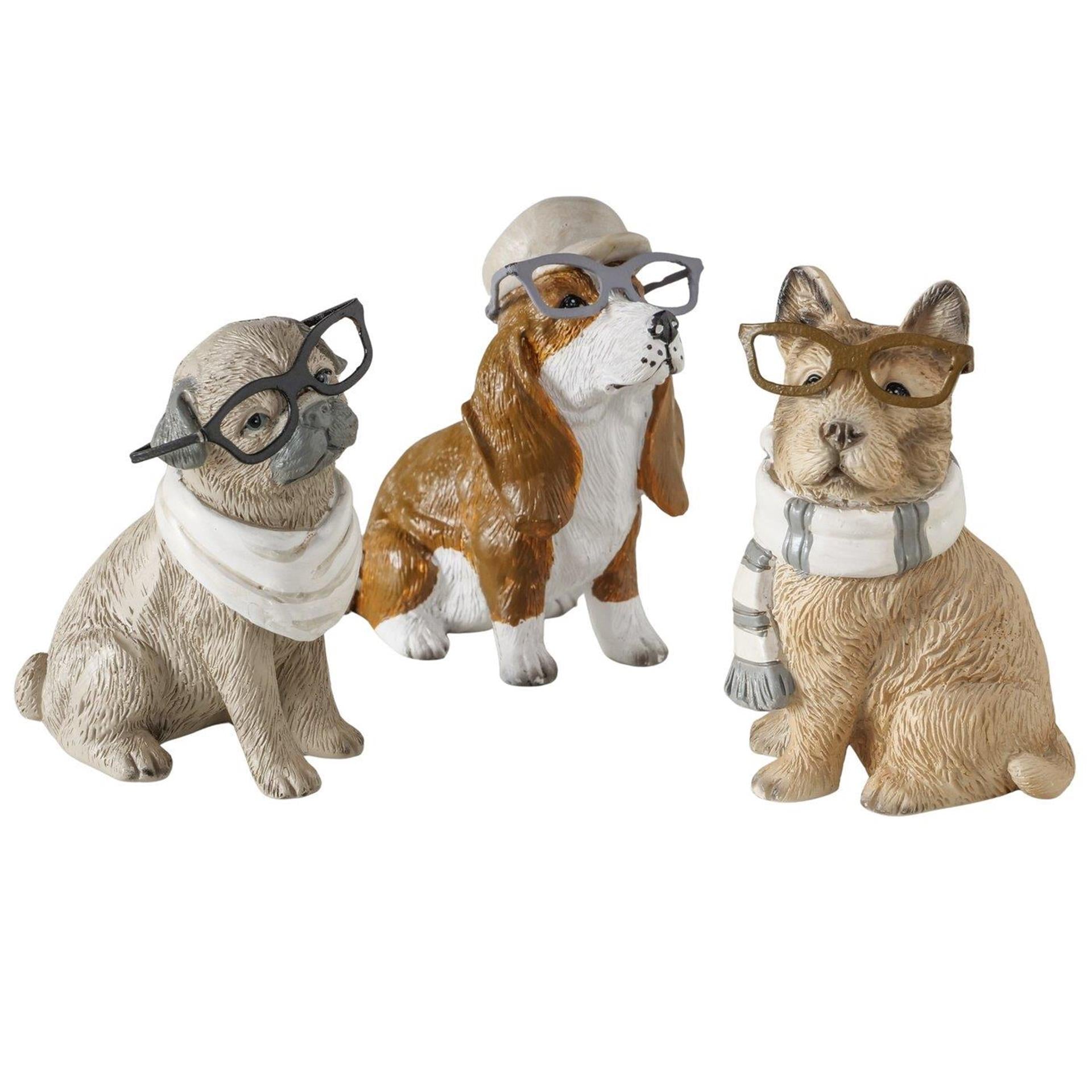 Boltze Startseite Figur Hund 5x3,7x6,5cm