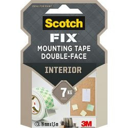 3 m 1071421 – Scotch-Fix™ Innenmontageband 19 mm x 5 m, 1 Rollenpackung | 12 Stück