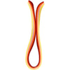 Creativ Company Quilling-Streifen, L: 78 cm, B: 5 mm, 120 g, Orange, Pink, Rot, Gelb, 100 Stück 1 Box