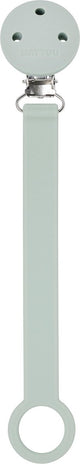 Nattou Silikon - Schnullerkette mit Universalbefestigung - 21 cm - helles Salbeigrün