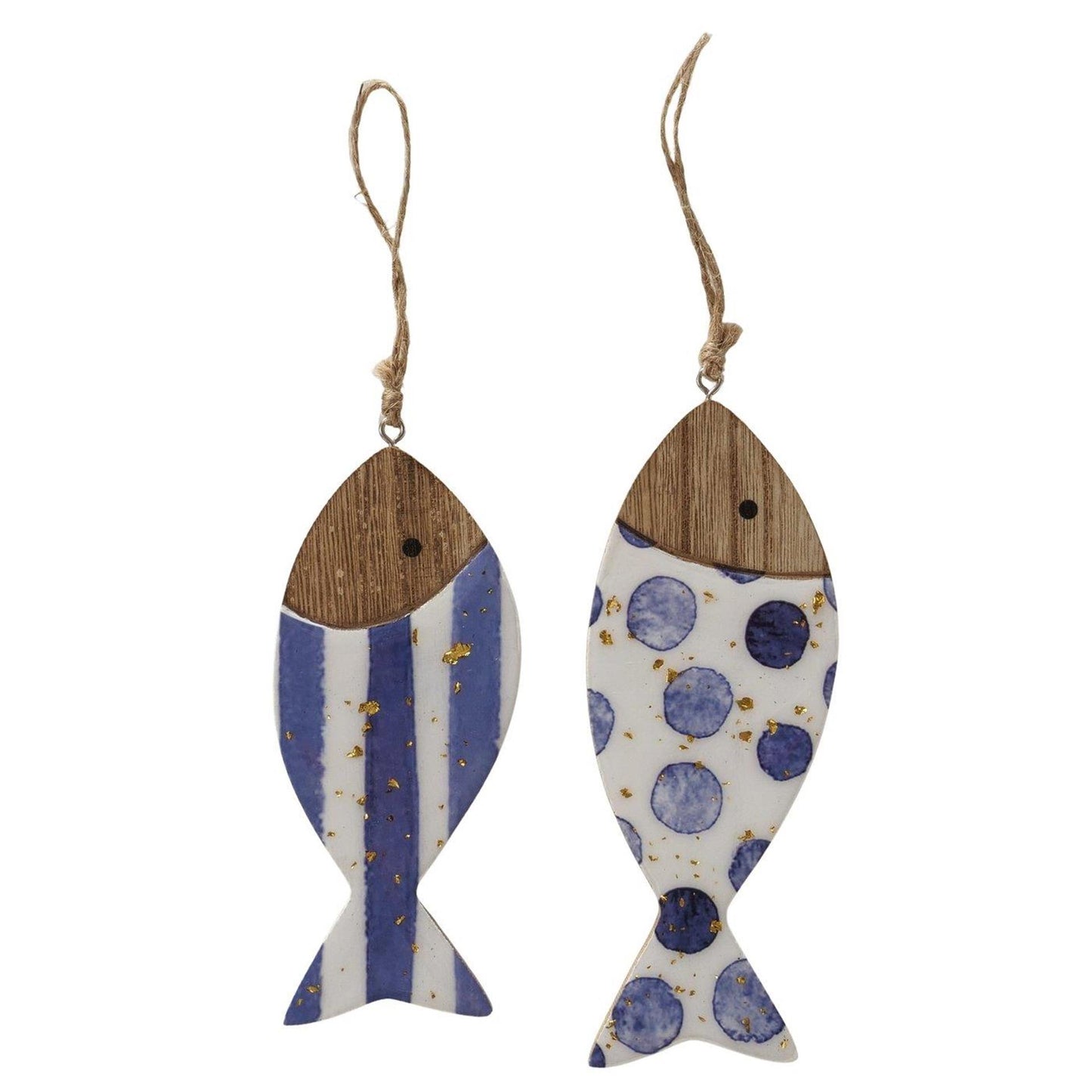Boltze Home Deco Anhänger Fisch 13,5x6x0,8cm