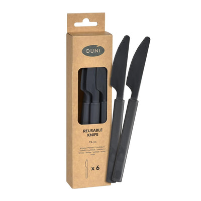 Duni Kunststoffmesser Granit 19cm 6 Stk