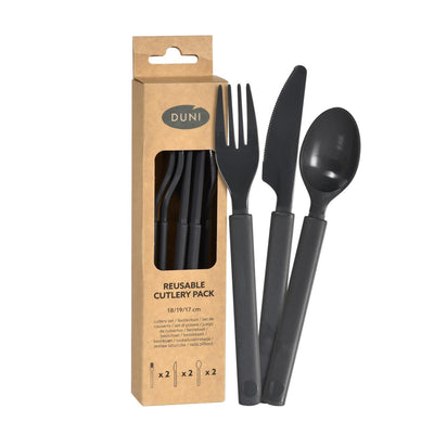 Duni Plastikbesteckset 6-teilig Granit