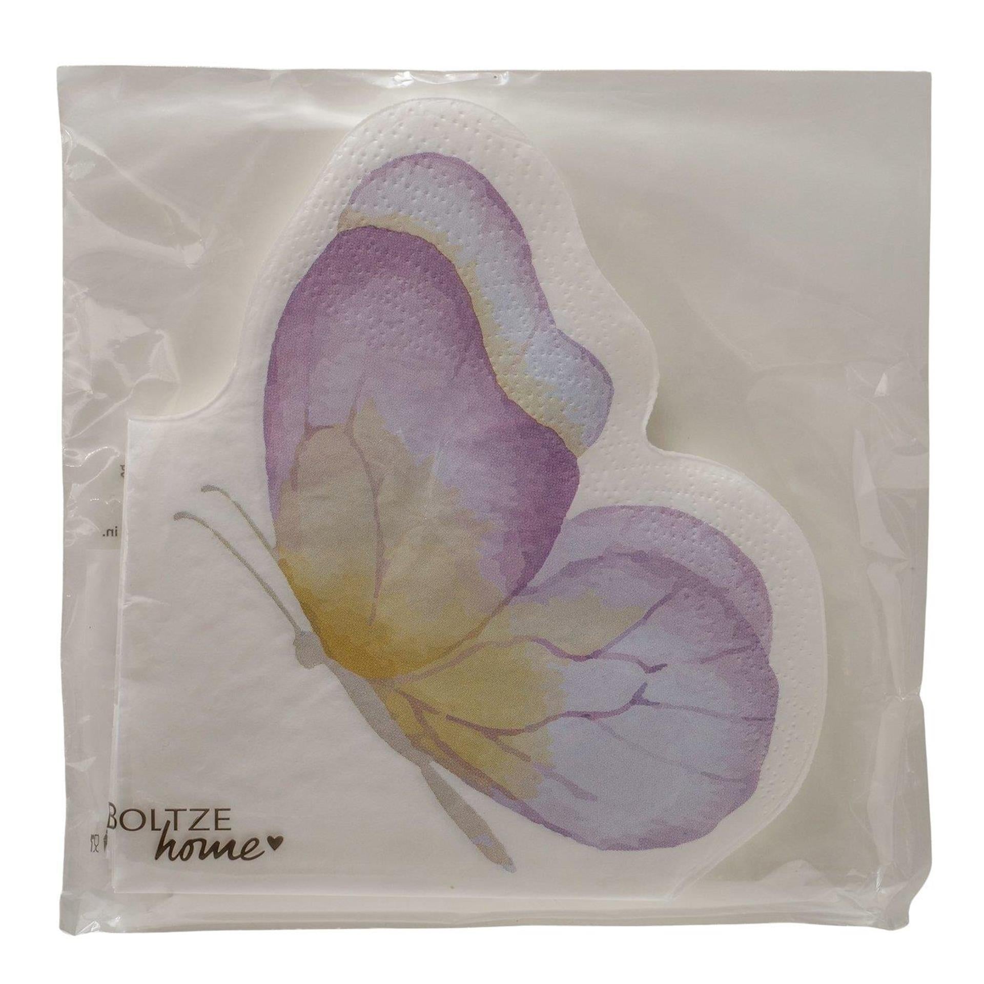 Boltze Home Servietten Schmetterling 16x15cm