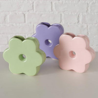 Boltze Home Vase Blume 13,5x3,5x12cm