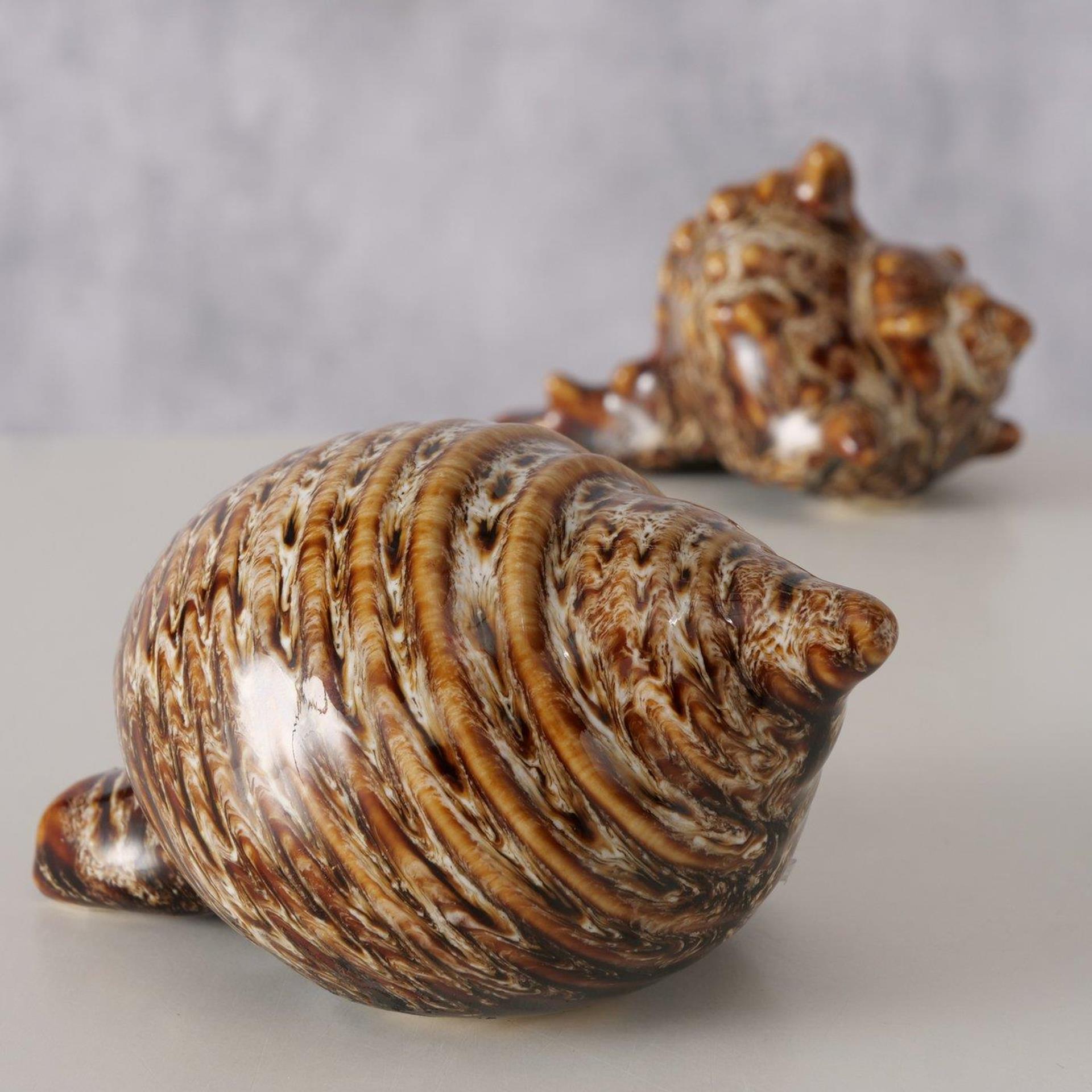 Boltze Home Deco Muschel Keramik 10x5cm