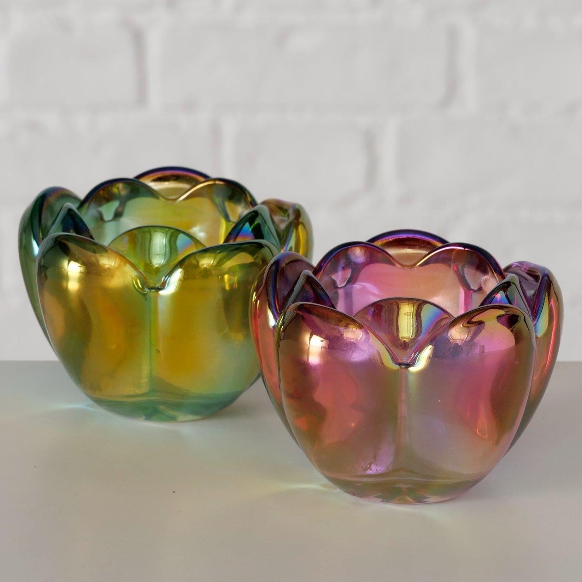 Boltze Home Teelichthalter Blume