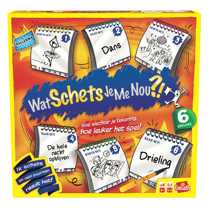 Goliath-Spiele Goliath, was malst du mich?! Brettspiel - 6 Spieler