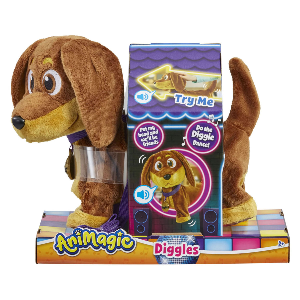 Andere Marken Animagic Hug Dog Diggles + Sound