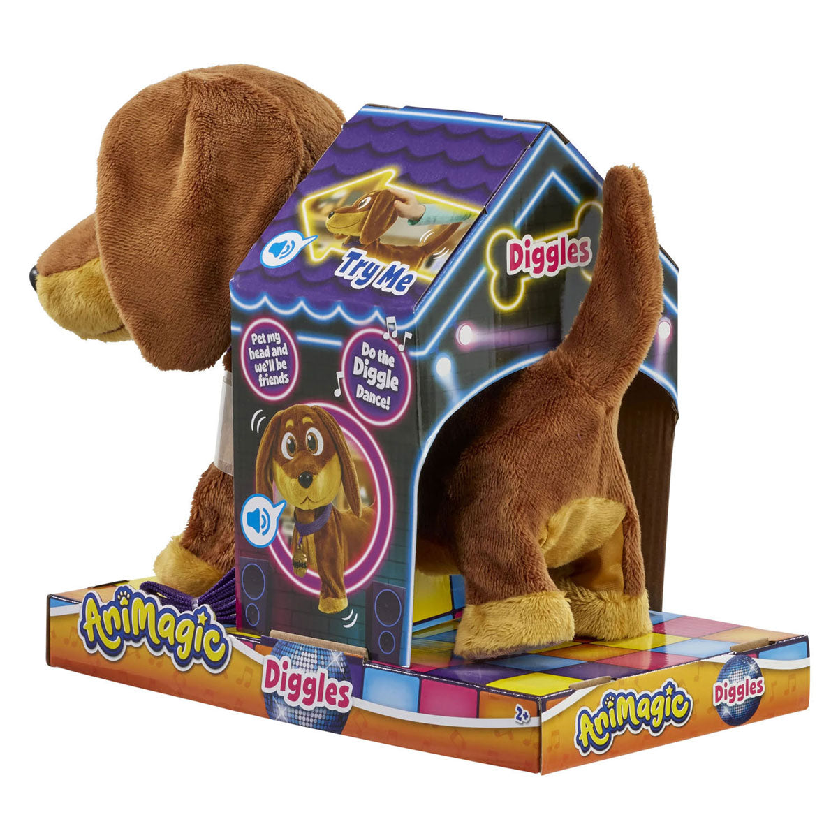 Andere Marken Animagic Hug Dog Diggles + Sound