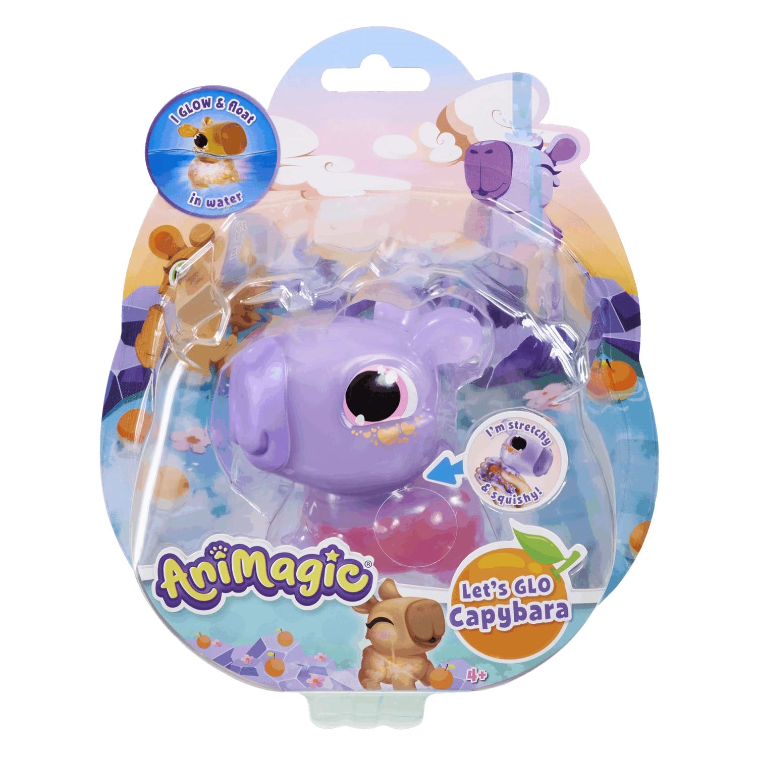 Goliath Animagic Let's Glo Capybara - Lila