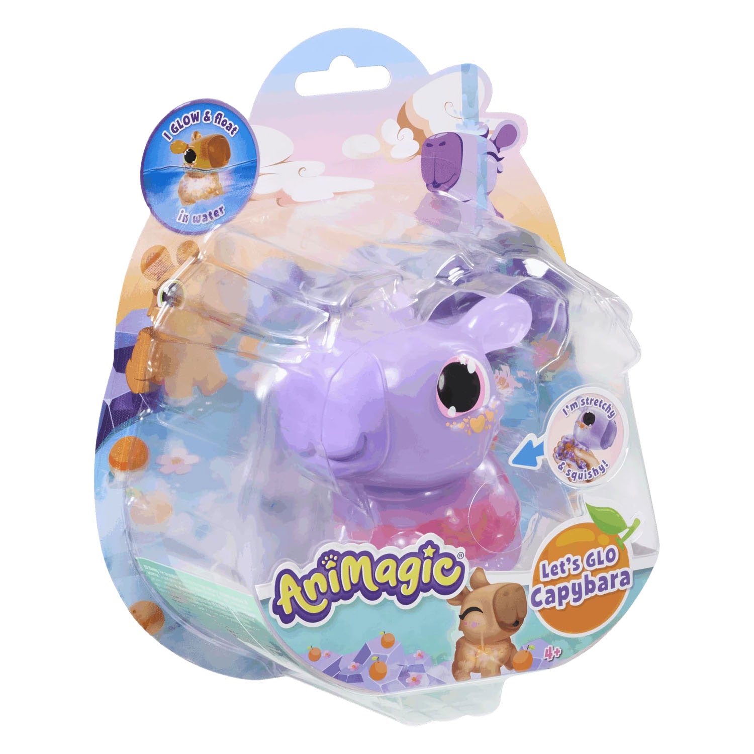 Goliath Animagic Let's Glo Capybara - Lila