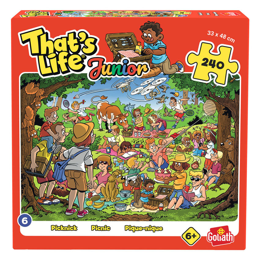 Goliath Games Goliath That's Life Junior-Picknick-Puzzle – 240 Teile.