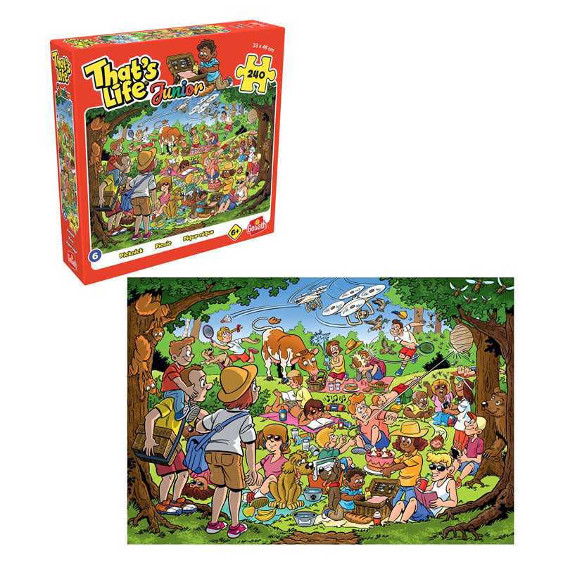 Goliath Games Goliath That's Life Junior-Picknick-Puzzle – 240 Teile.