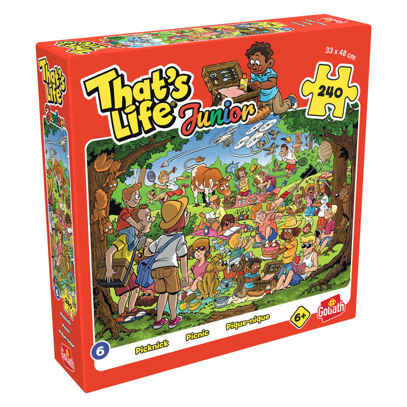 Goliath Games Goliath That's Life Junior-Picknick-Puzzle – 240 Teile.