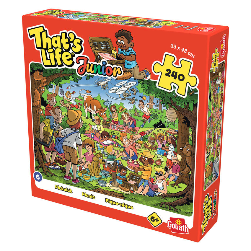 Goliath Games Goliath That's Life Junior-Picknick-Puzzle – 240 Teile.