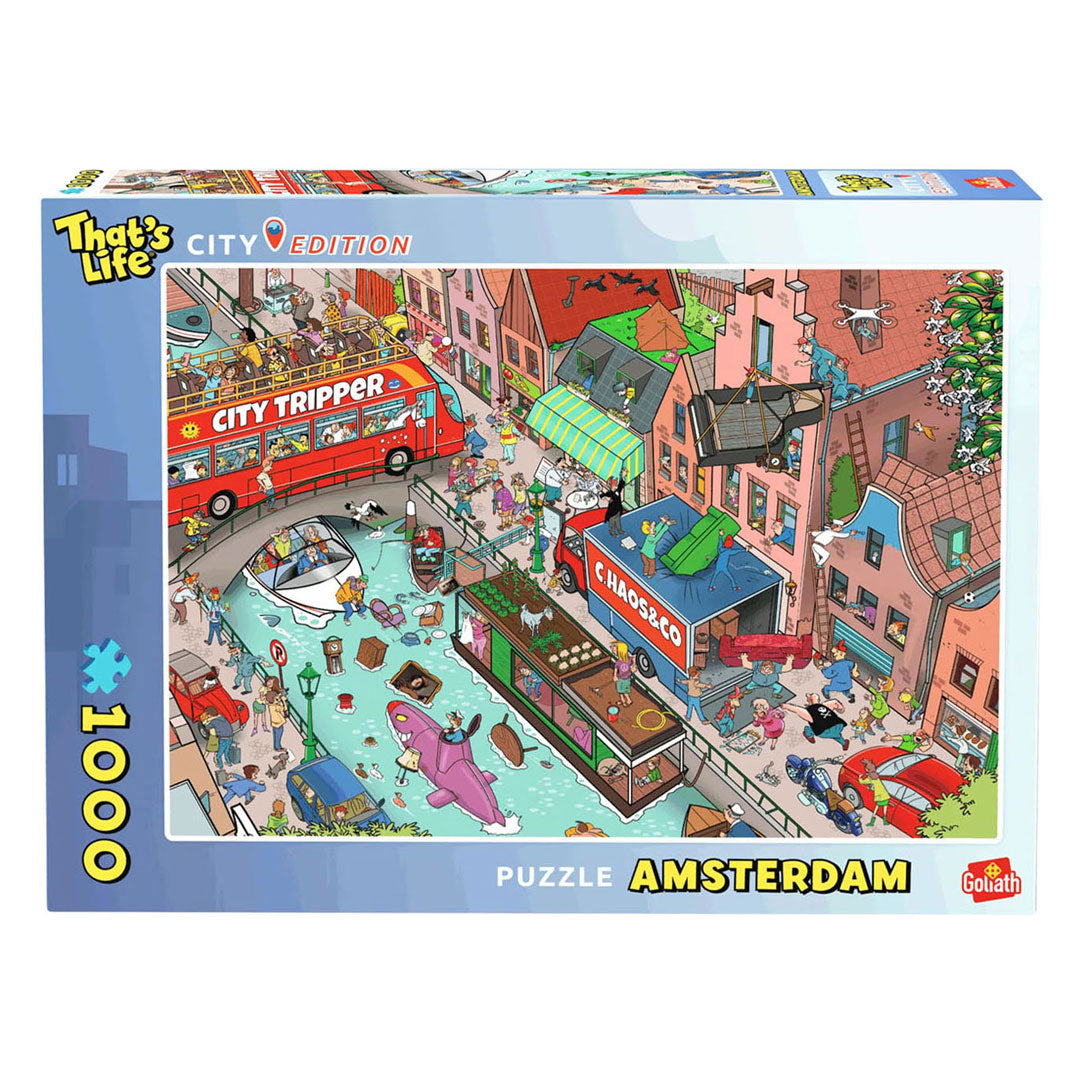 Goliath That's Life City Edition: Amsterdam-Puzzle – 1000 Teile.