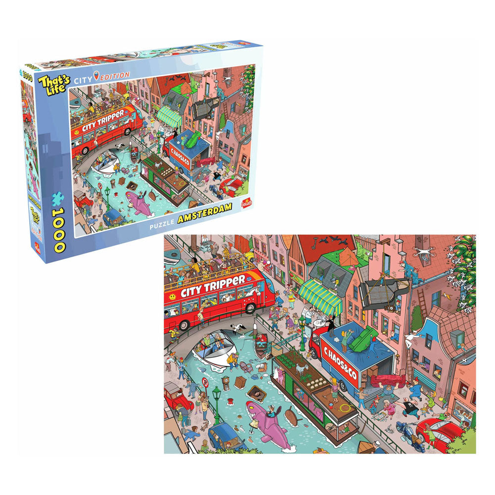 Goliath That's Life City Edition: Amsterdam-Puzzle – 1000 Teile.