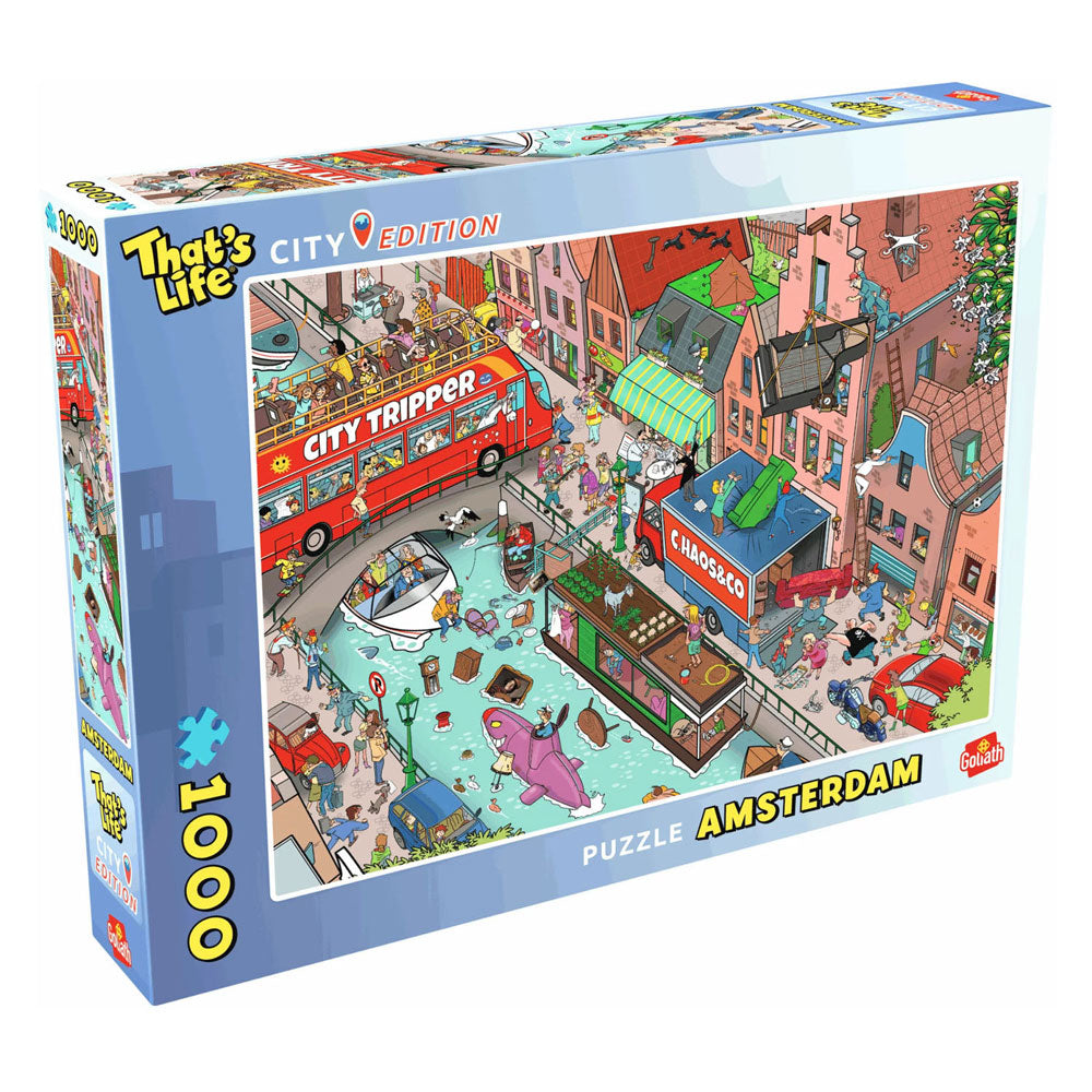 Goliath That's Life City Edition: Amsterdam-Puzzle – 1000 Teile.
