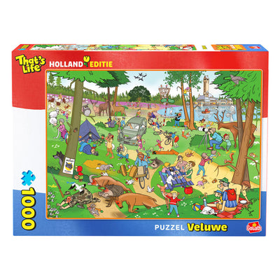 Goliath that's life, niederländische Ausgabe: Das Veluwe-Puzzle – 1000 Teile.