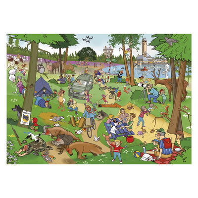 Goliath that's life, niederländische Ausgabe: Das Veluwe-Puzzle – 1000 Teile.