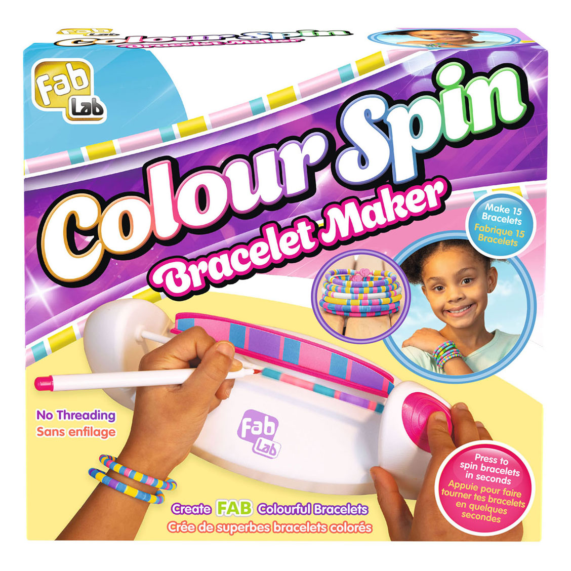 Herstellung von Goliath-Colorspin-Armbändern