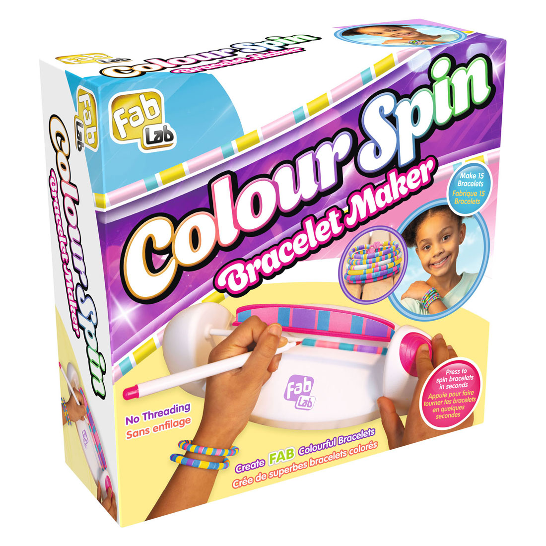 Herstellung von Goliath-Colorspin-Armbändern