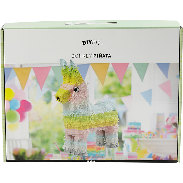 Creativ Firmenfeier-Piñata, Größe 39x13x55 cm, Pastellfarben, 1 Stück