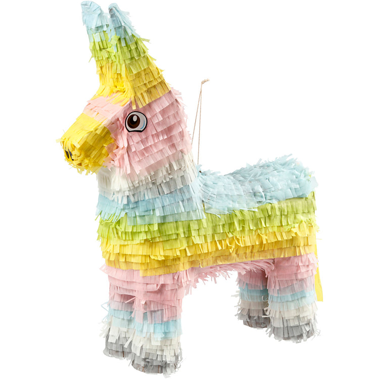 Creativ Firmenfeier-Piñata, Größe 39x13x55 cm, Pastellfarben, 1 Stück