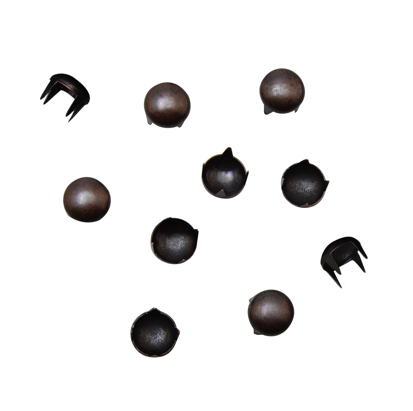 Vaessen creative • Ohrstecker rund 7mm 10 Stück Bronze