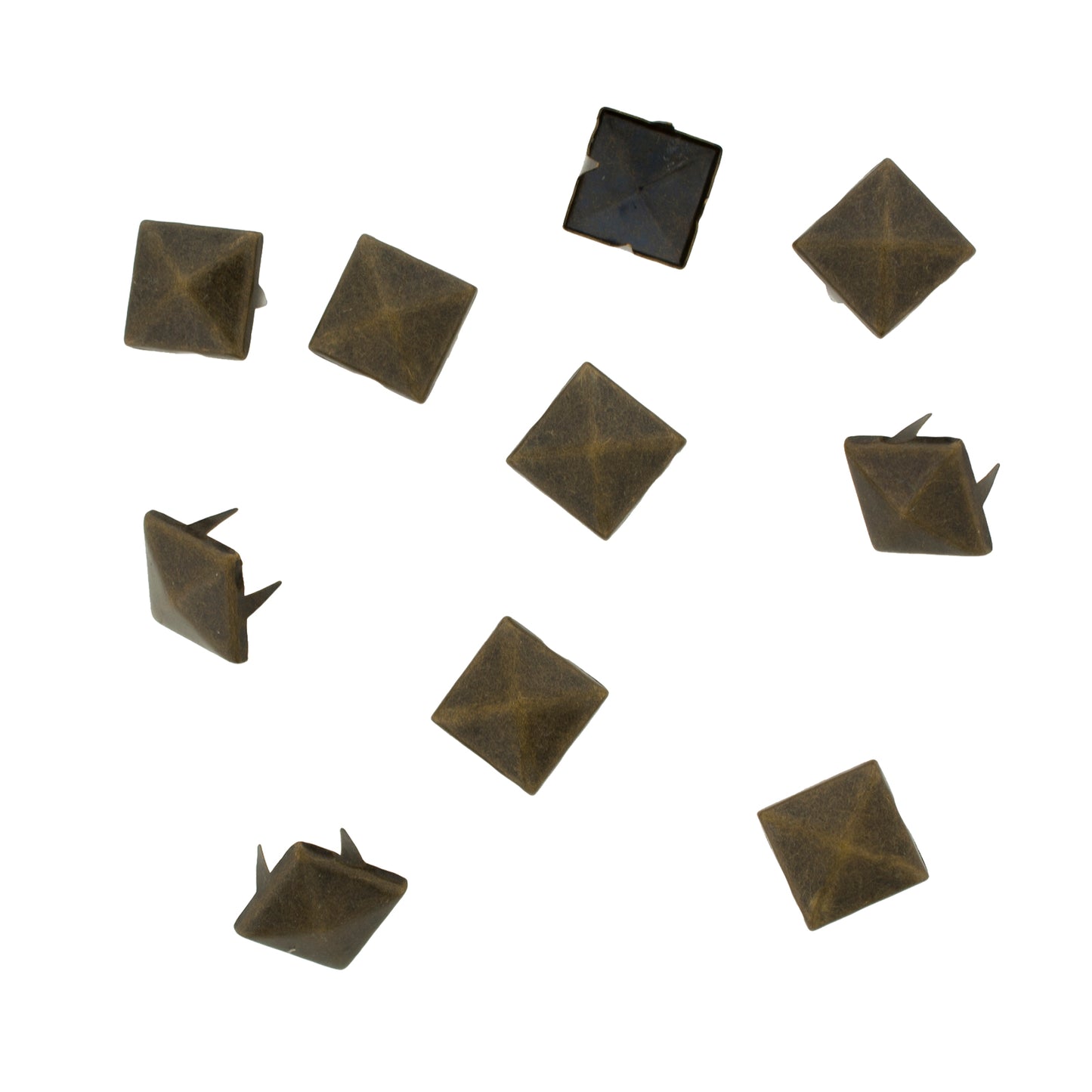Vaessen creative • Ohrstecker quadratisch 12x12mm 10 Stück Bronze
